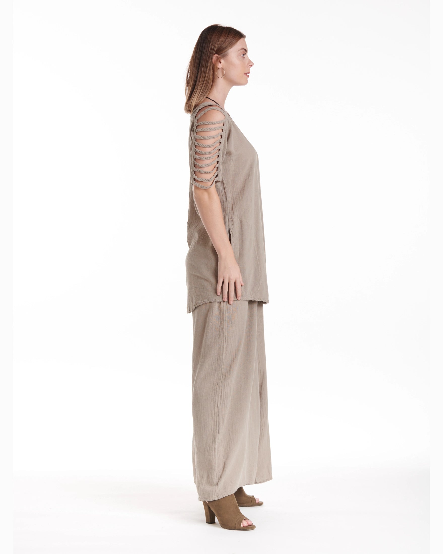 Waterfall Cotton Gauze Blouse – New Arrival-Oh My Gauze