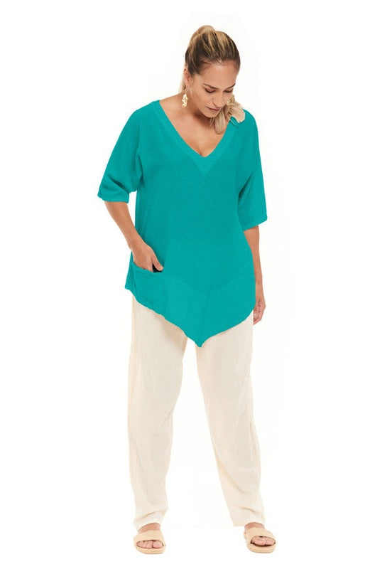 Bayou Cotton Gauze Blouse – Final Sale-Oh My Gauze