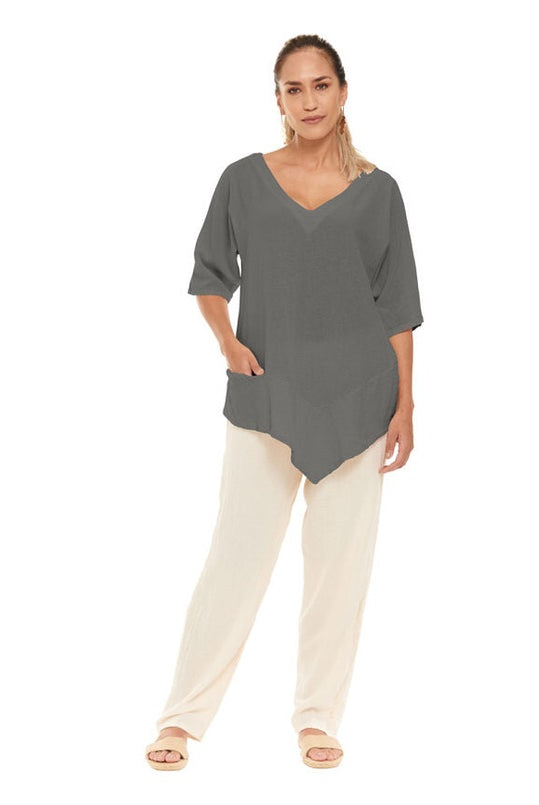 Bayou Cotton Gauze Blouse – Final Sale-Oh My Gauze