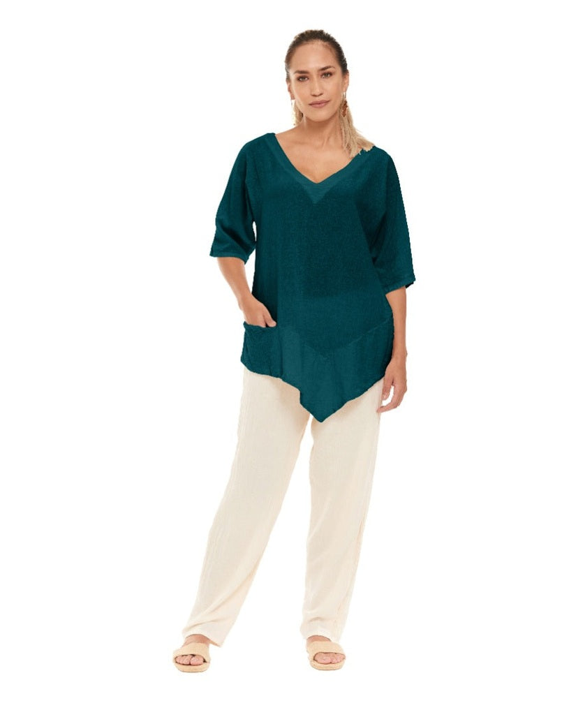 Bayou Cotton Gauze Blouse – Final Sale-Oh My Gauze