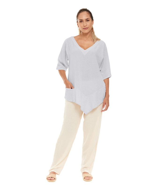Bayou Cotton Gauze Blouse – Final Sale-Oh My Gauze