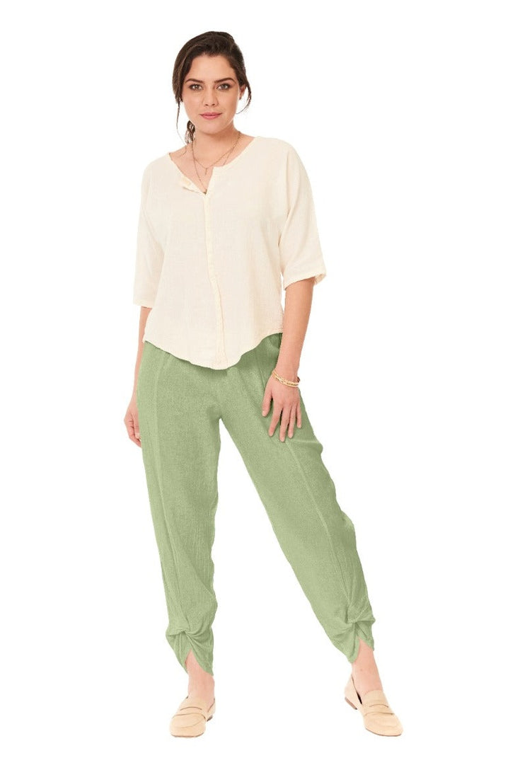Zoey Cotton Gauze Pants-Oh My Gauze