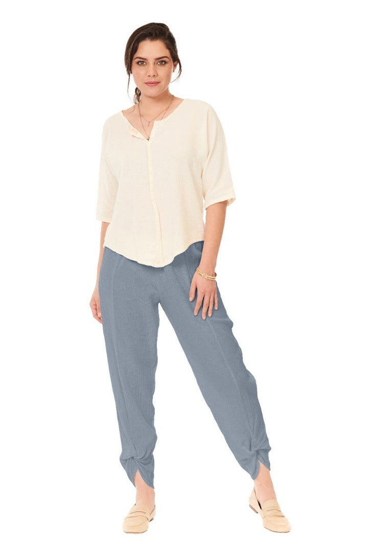 Zoey Cotton Gauze Pants-Oh My Gauze