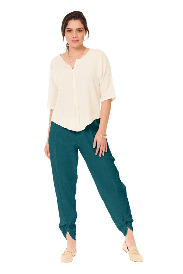 Zoey Cotton Gauze Pants-Oh My Gauze
