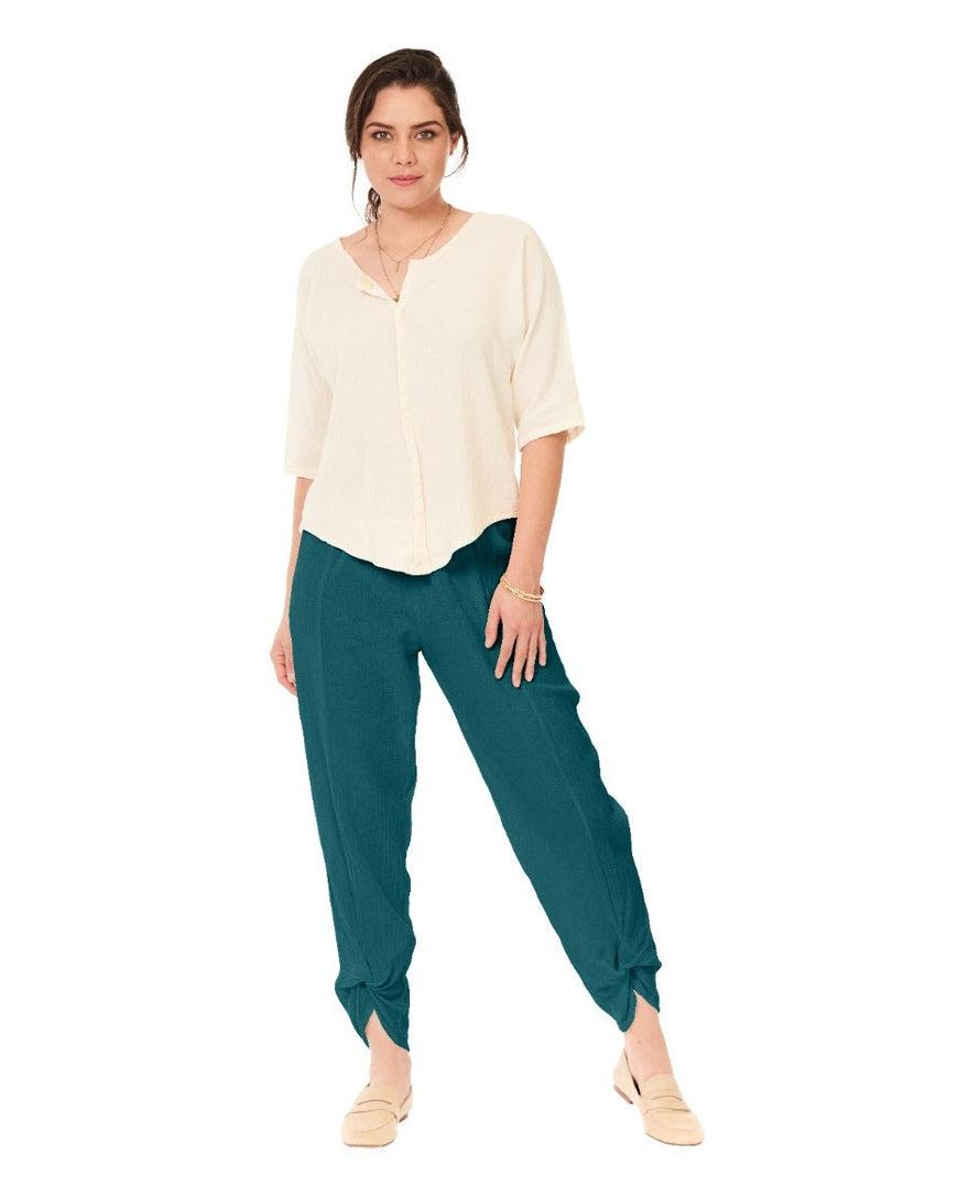 Zoey Cotton Gauze Pants-Oh My Gauze