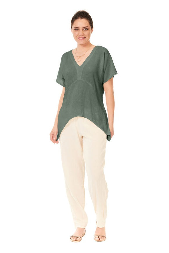 Playa Cotton Gauze Blouse – Final Sale-Oh My Gauze