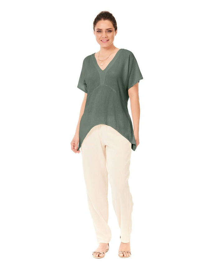 Playa Cotton Gauze Blouse – Final Sale-Oh My Gauze