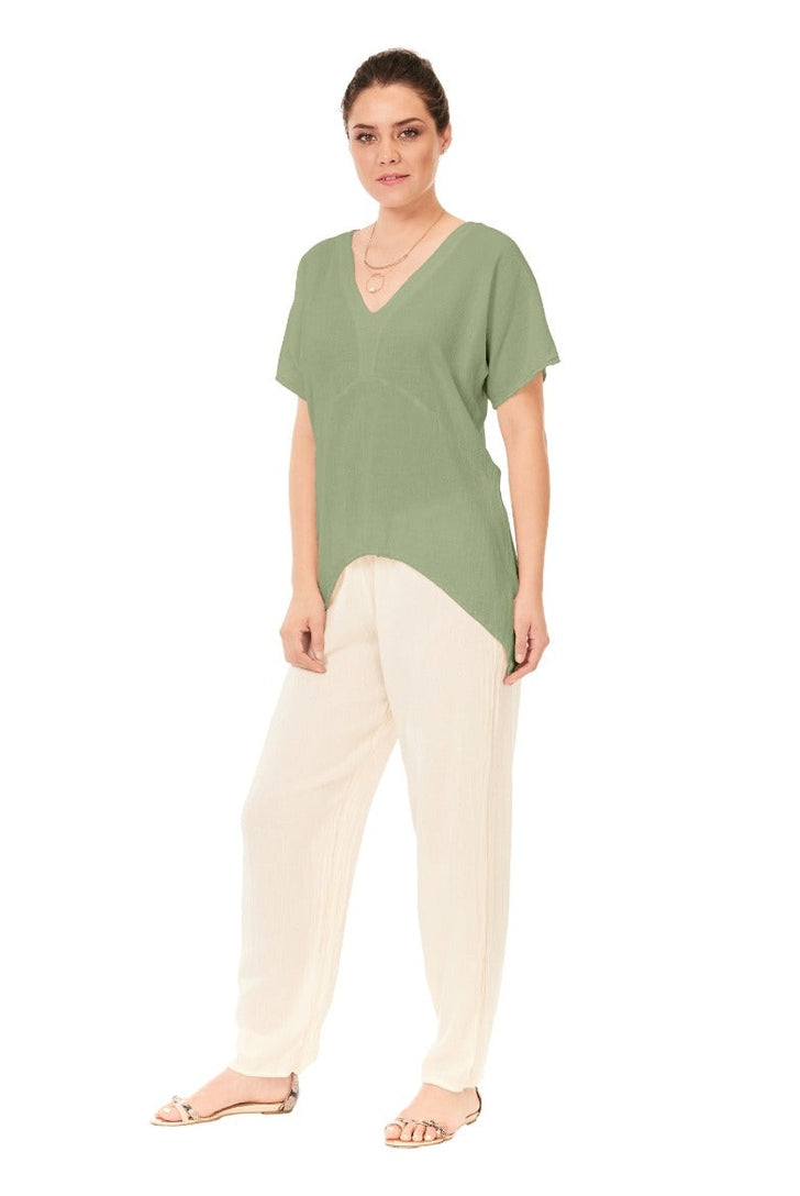 Playa Cotton Gauze Blouse – Final Sale-Oh My Gauze