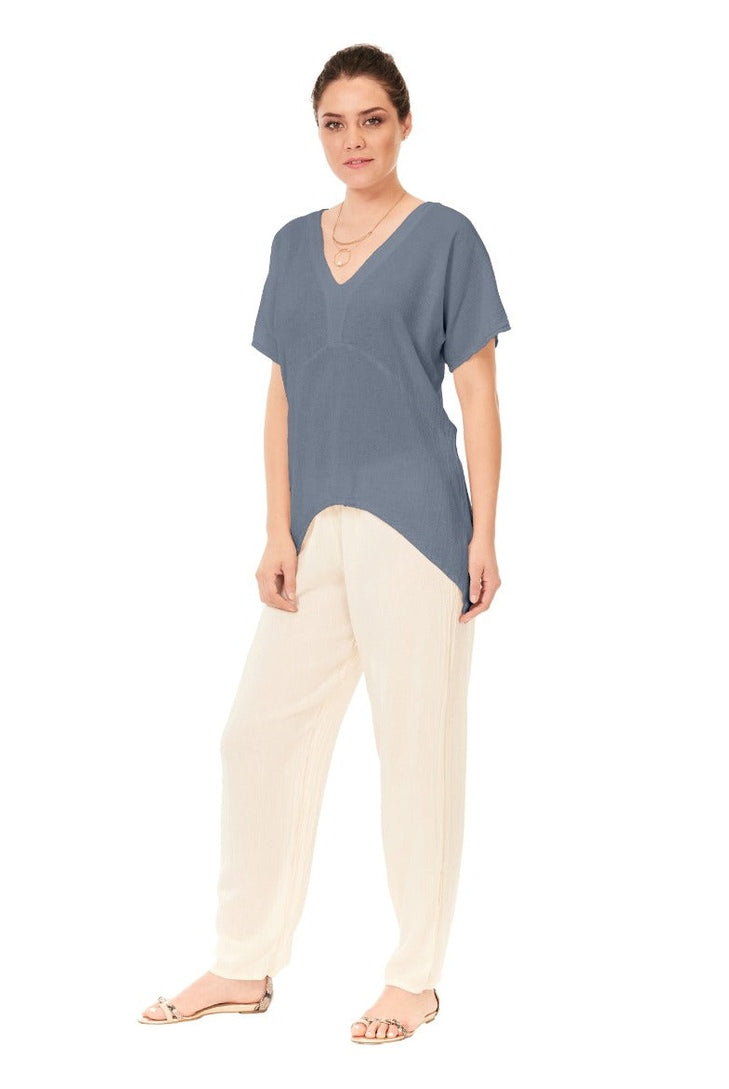 Playa Cotton Gauze Blouse – Final Sale-Oh My Gauze