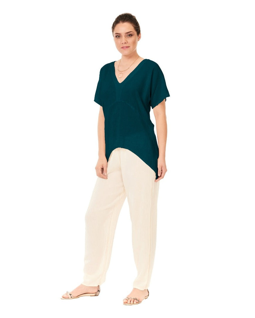 Playa Cotton Gauze Blouse – Final Sale-Oh My Gauze