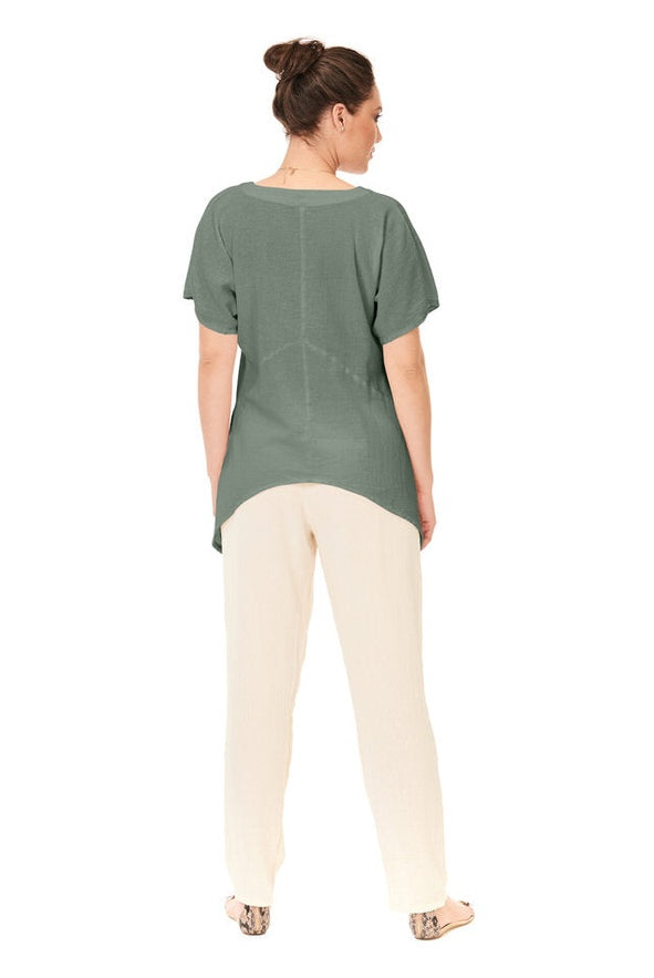 Playa Cotton Gauze Blouse – Final Sale-Oh My Gauze