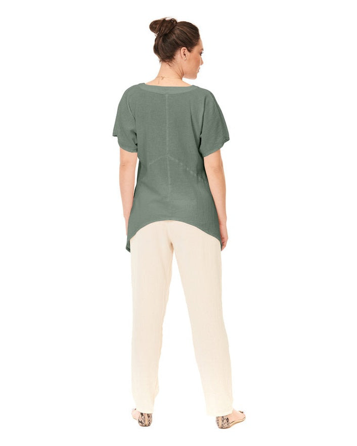 Playa Cotton Gauze Blouse – Final Sale-Oh My Gauze