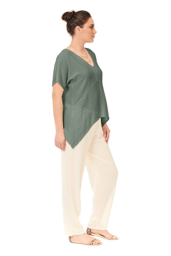 Playa Cotton Gauze Blouse – Final Sale-Oh My Gauze