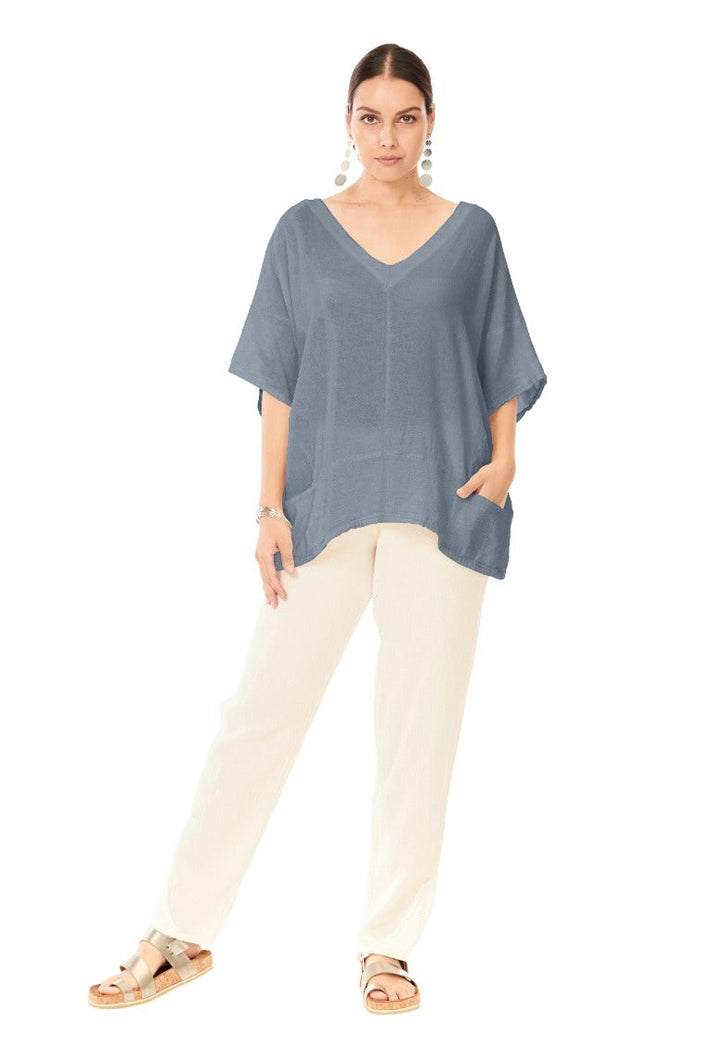 Kat Blouse - Final Sale-Oh My Gauze