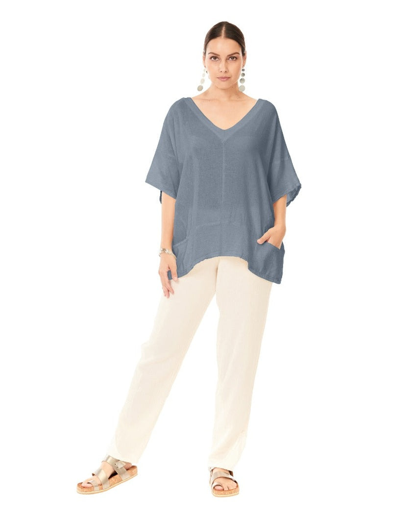 Kat Blouse - Final Sale-Oh My Gauze