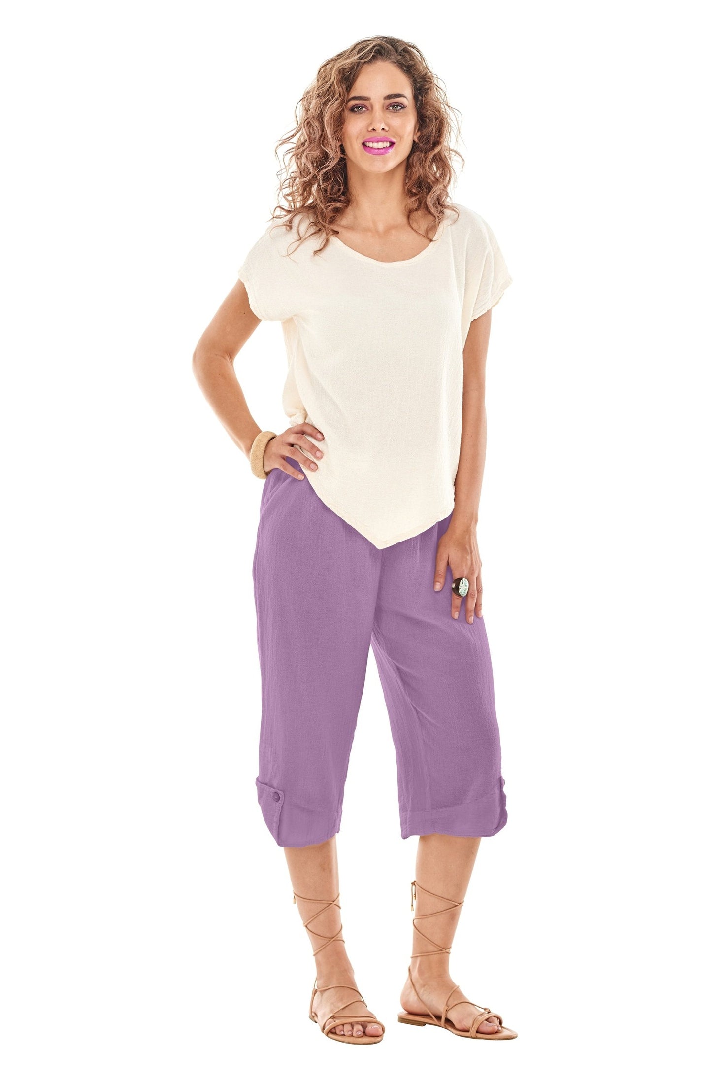 Beth Pants-Oh My Gauze