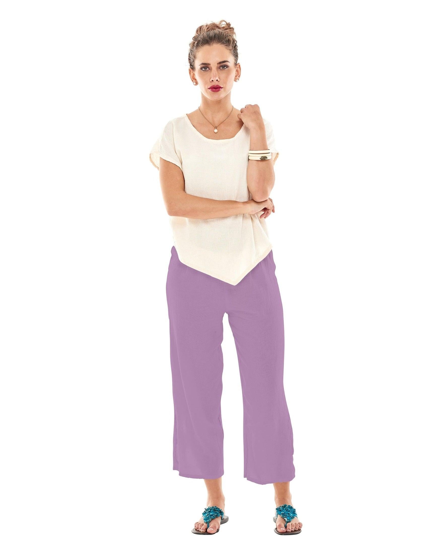 Cloud Cotton Gauze Pants-Oh My Gauze