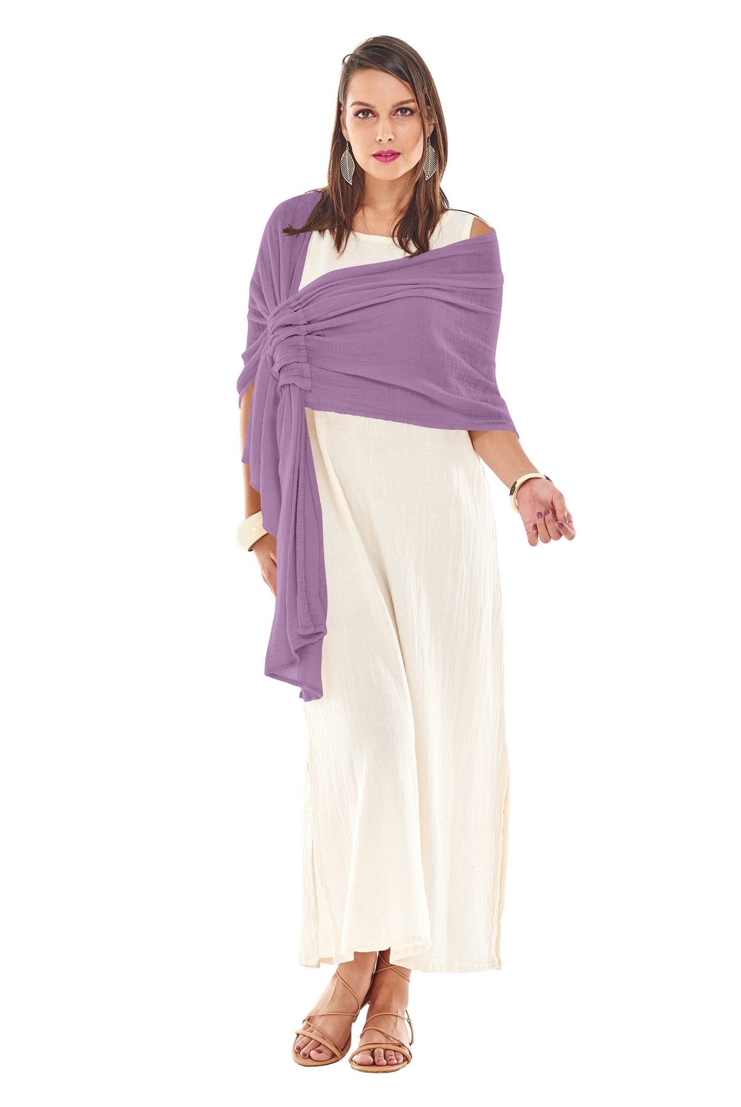 Marie Cotton Gauze Shawl-Oh My Gauze