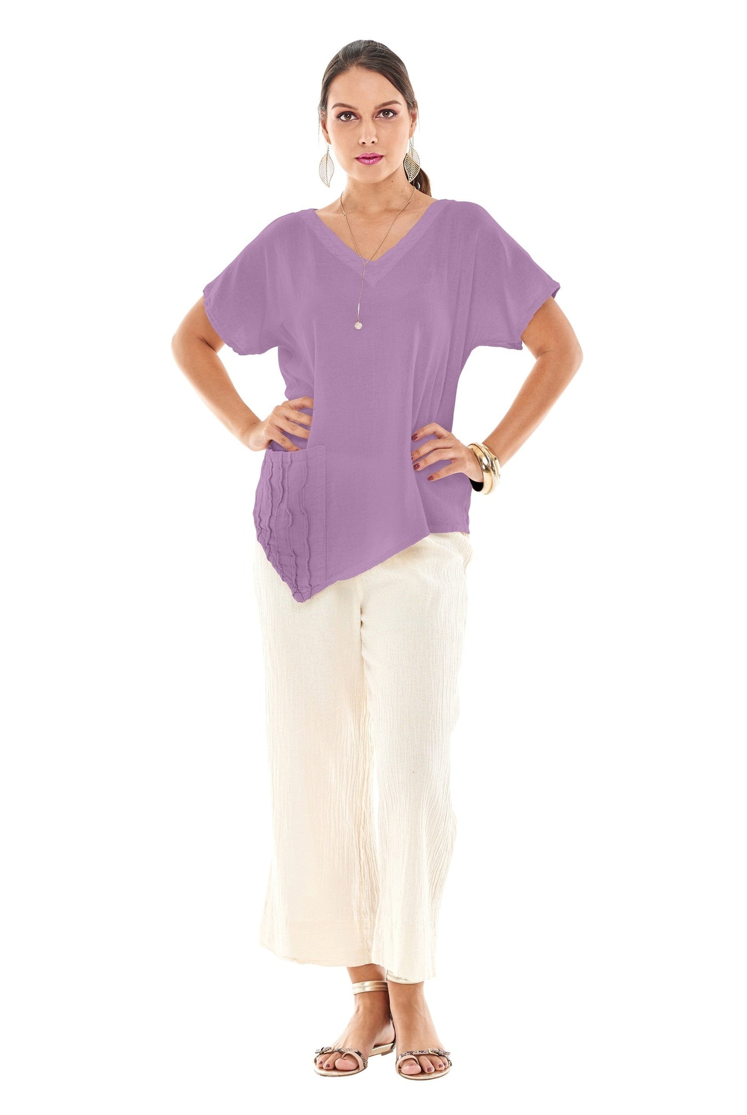 Polly Cotton Gauze Blouse-Oh My Gauze