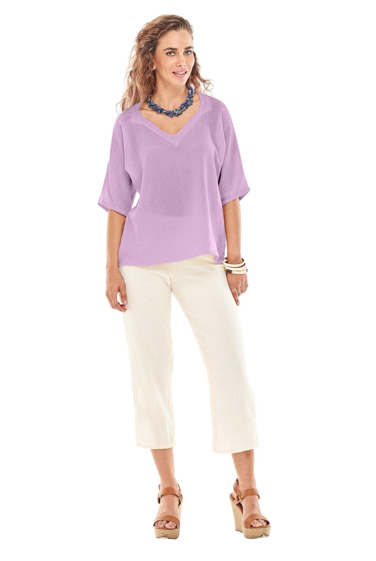Erin Cotton Gauze Blouse-Oh My Gauze