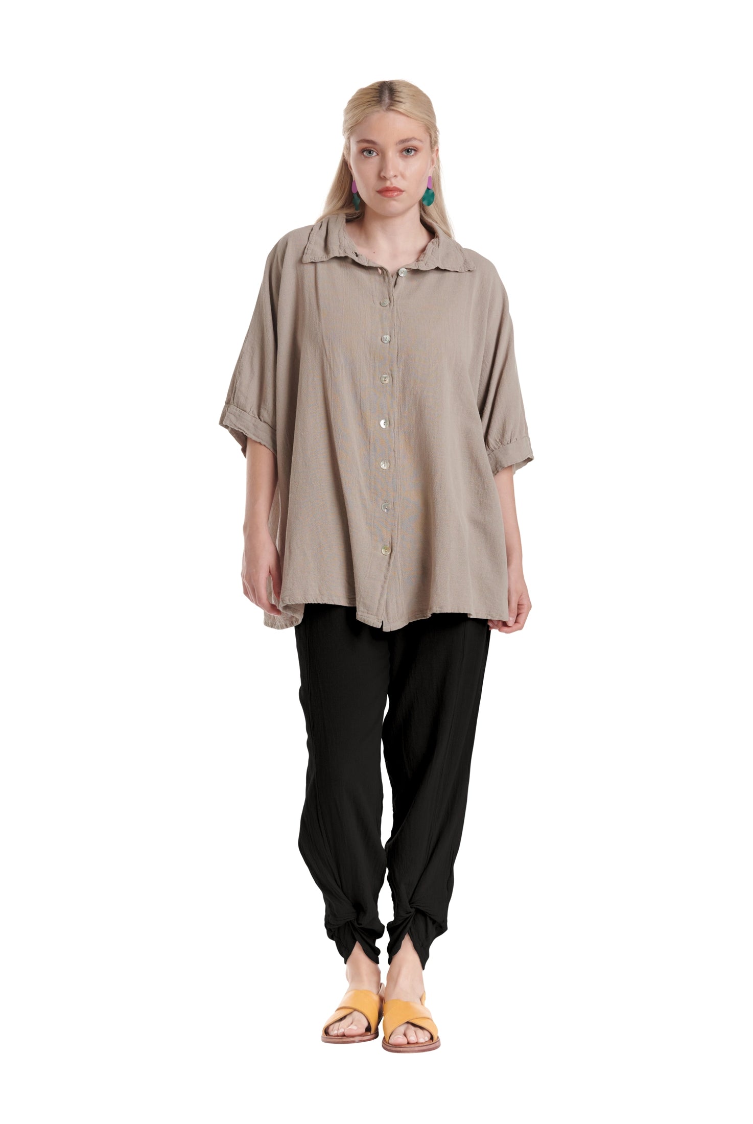 Zoey Cotton Gauze Pants-Oh My Gauze