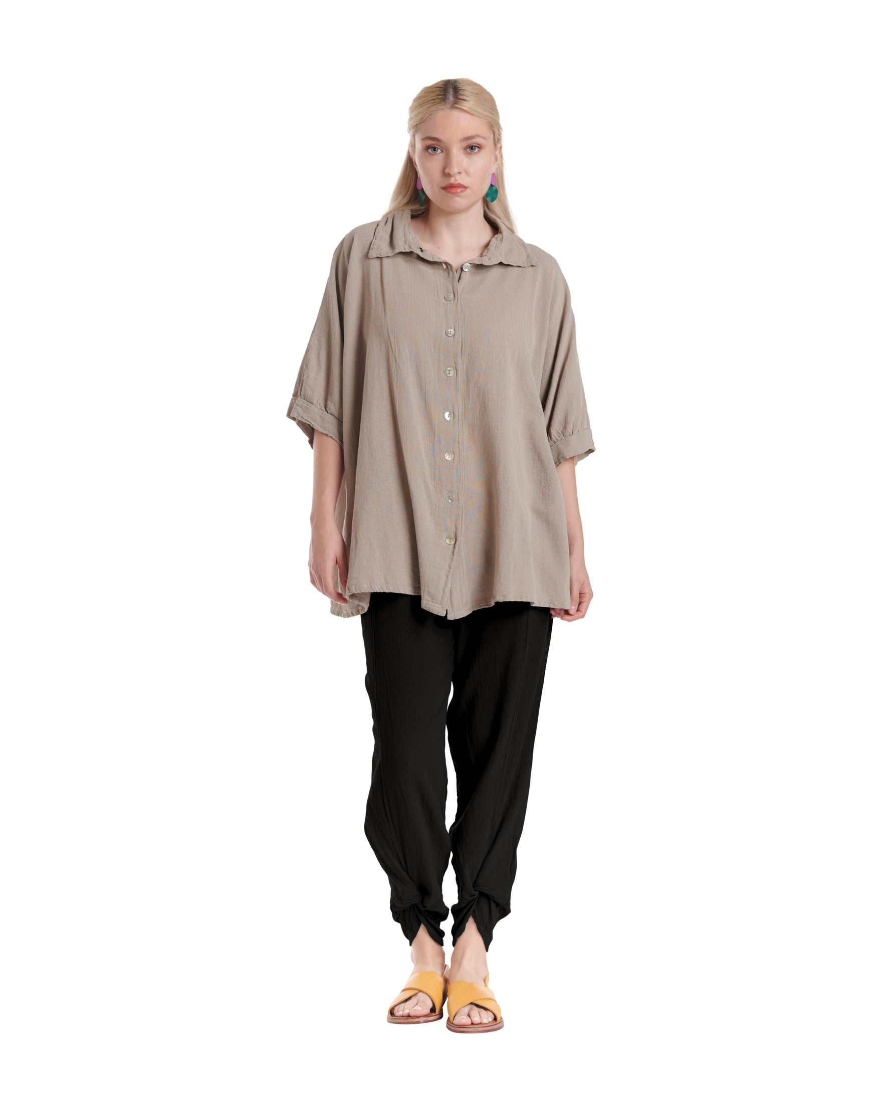 Zoey Cotton Gauze Pants-Oh My Gauze