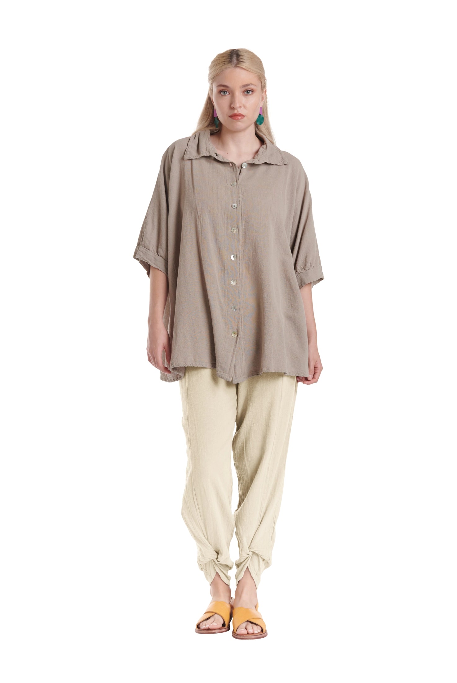 Zoey Cotton Gauze Pants-Oh My Gauze