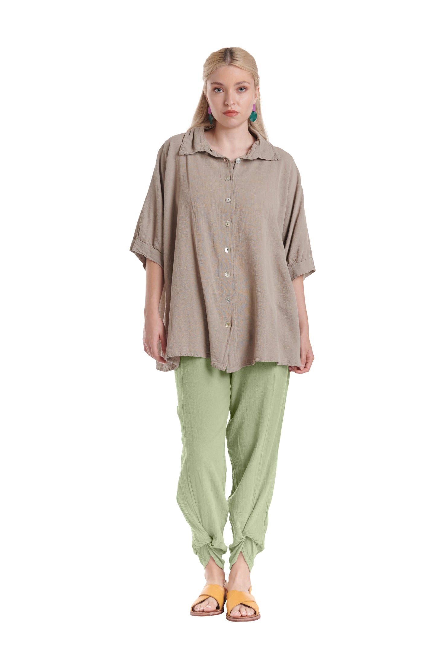 Zoey Cotton Gauze Pants-Oh My Gauze