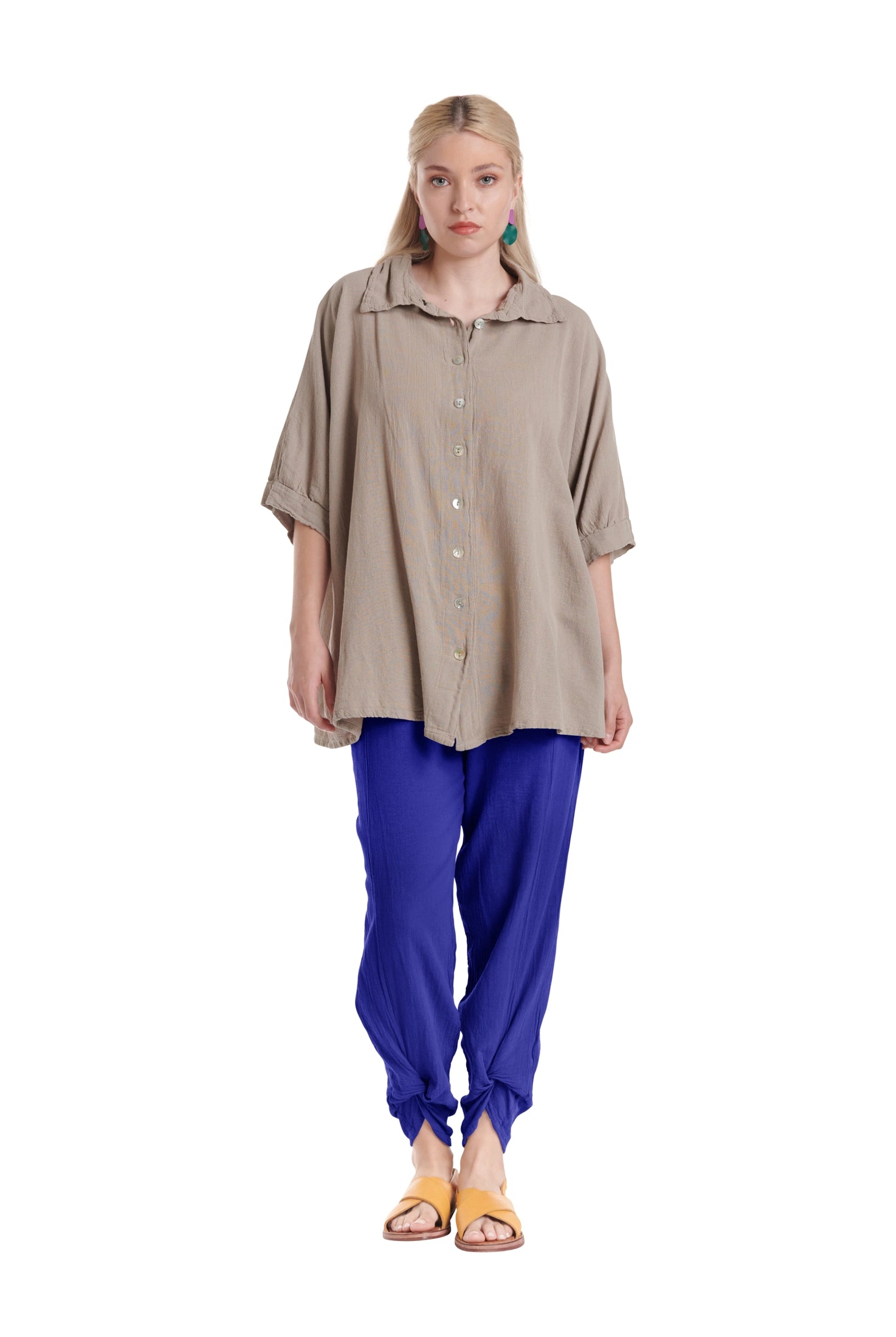 Zoey Cotton Gauze Pants-Oh My Gauze