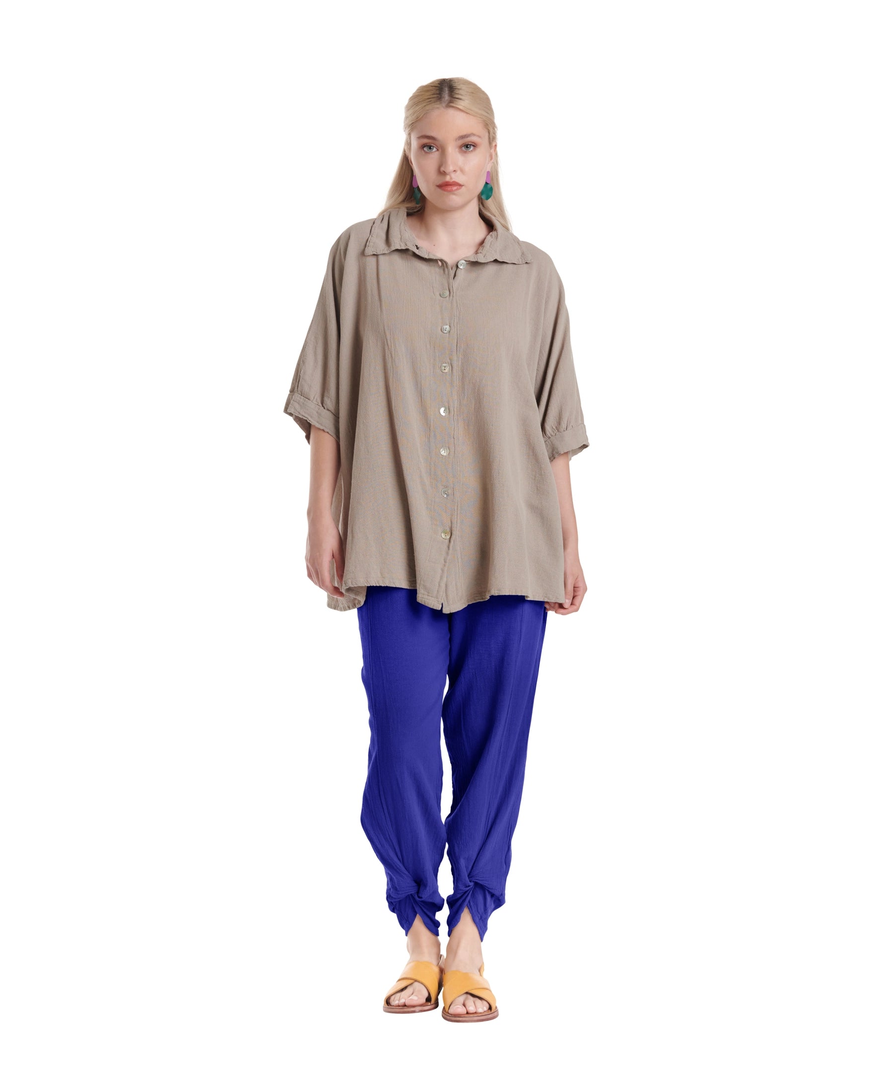 Zoey Cotton Gauze Pants-Oh My Gauze