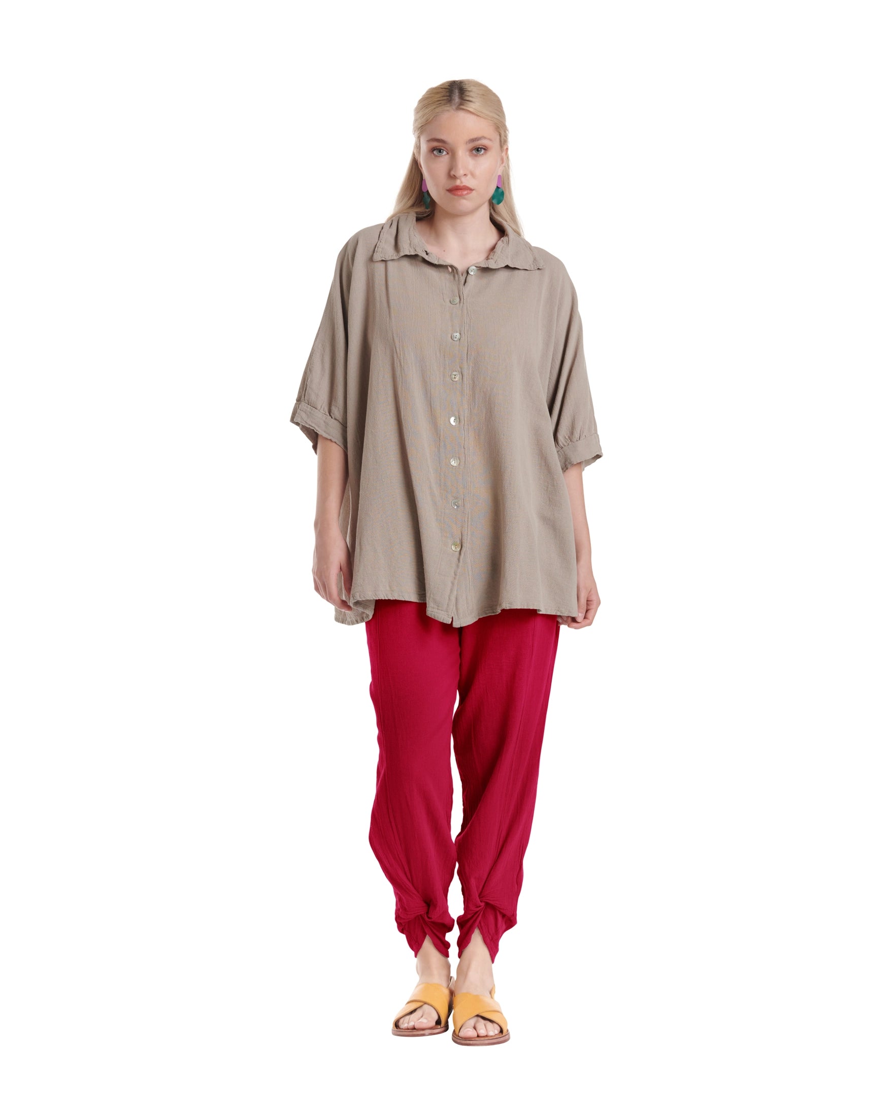 Zoey Cotton Gauze Pants-Oh My Gauze