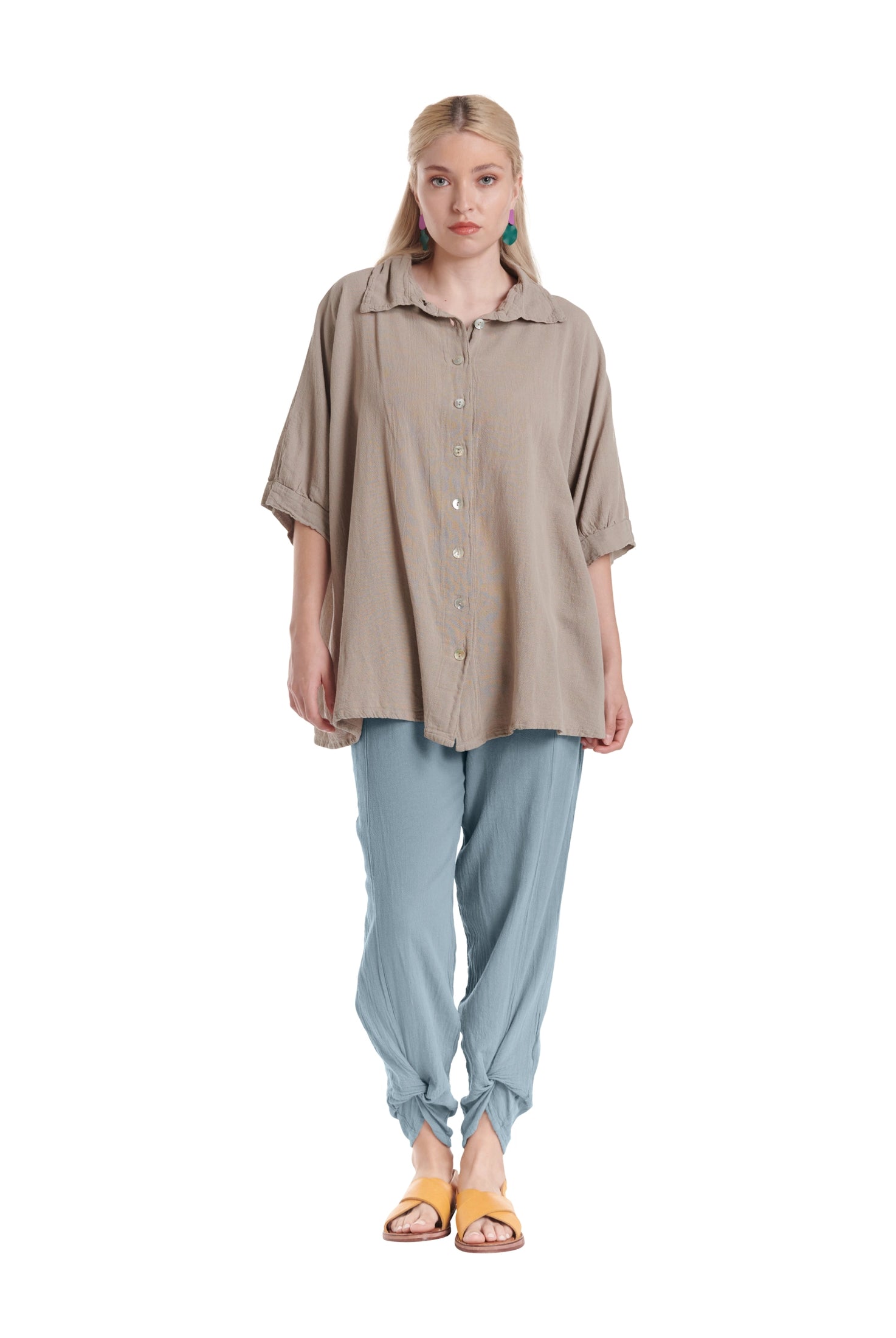 Zoey Cotton Gauze Pants-Oh My Gauze