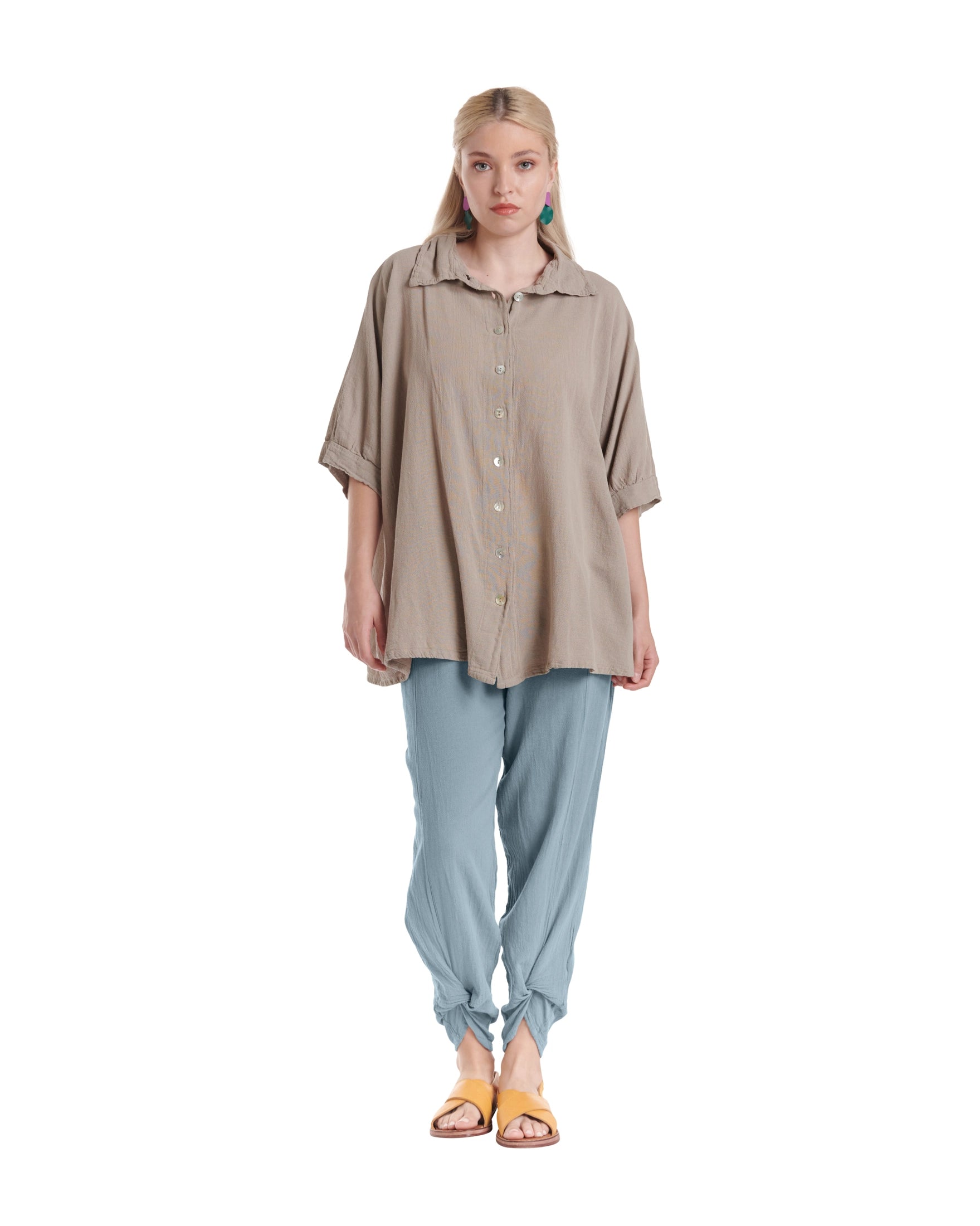 Zoey Cotton Gauze Pants-Oh My Gauze