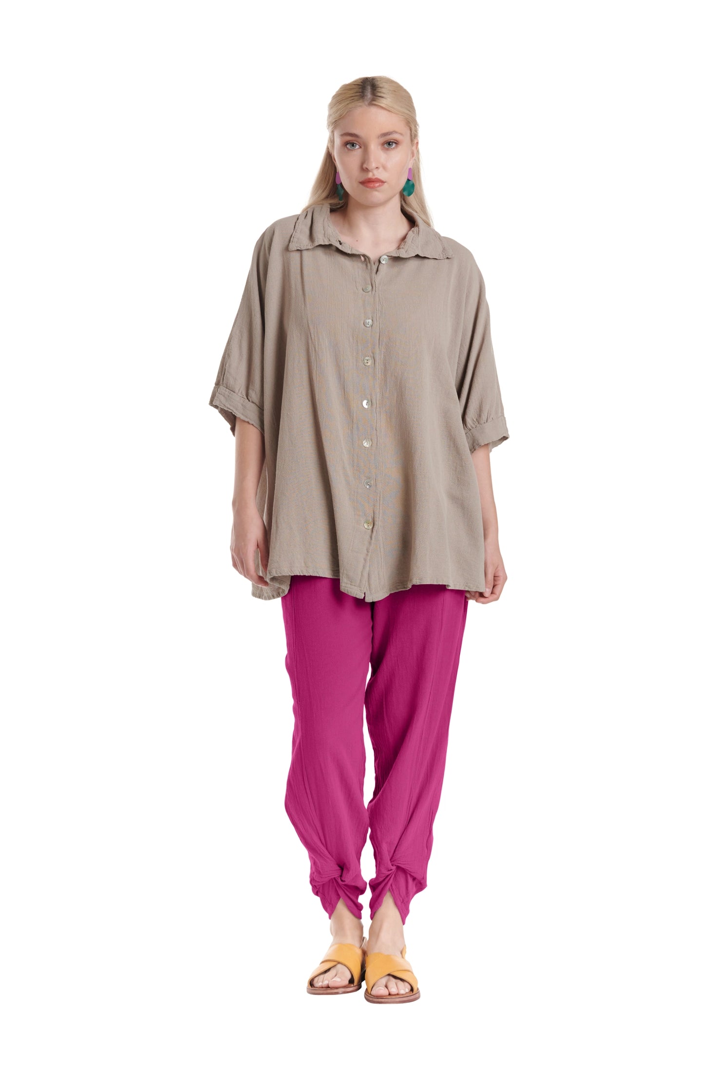 Zoey Cotton Gauze Pants-Oh My Gauze