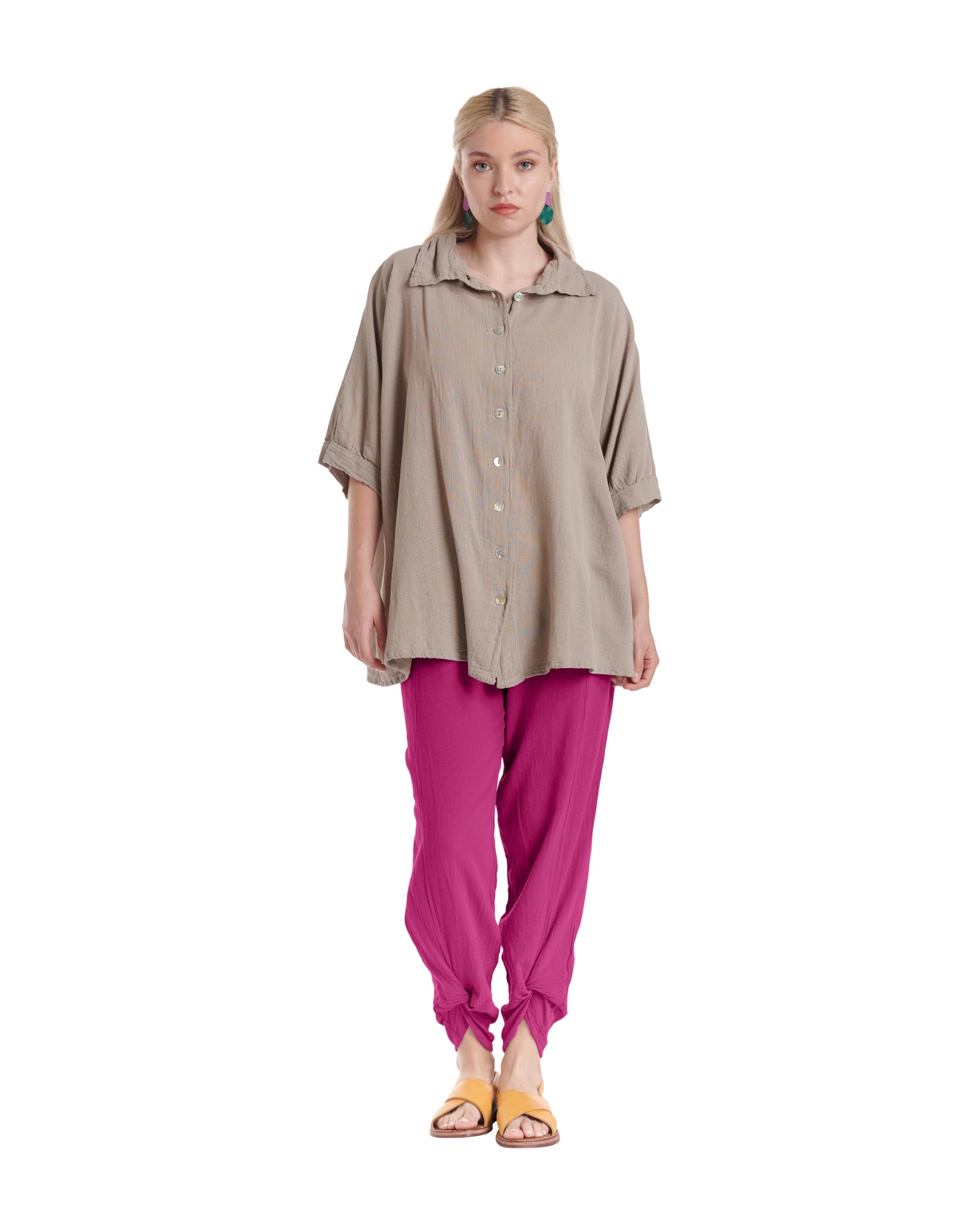 Zoey Cotton Gauze Pants-Oh My Gauze