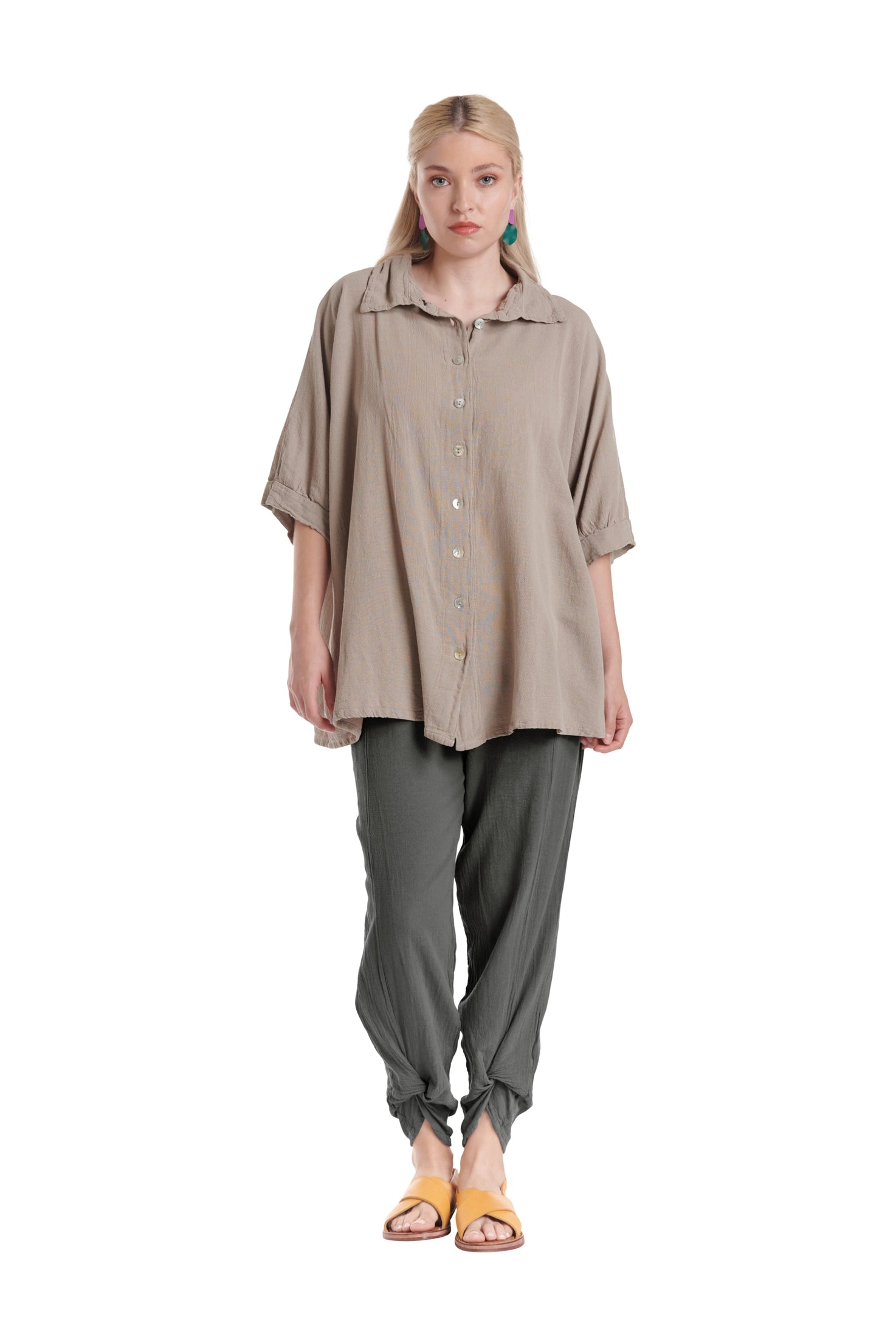 Zoey Cotton Gauze Pants-Oh My Gauze