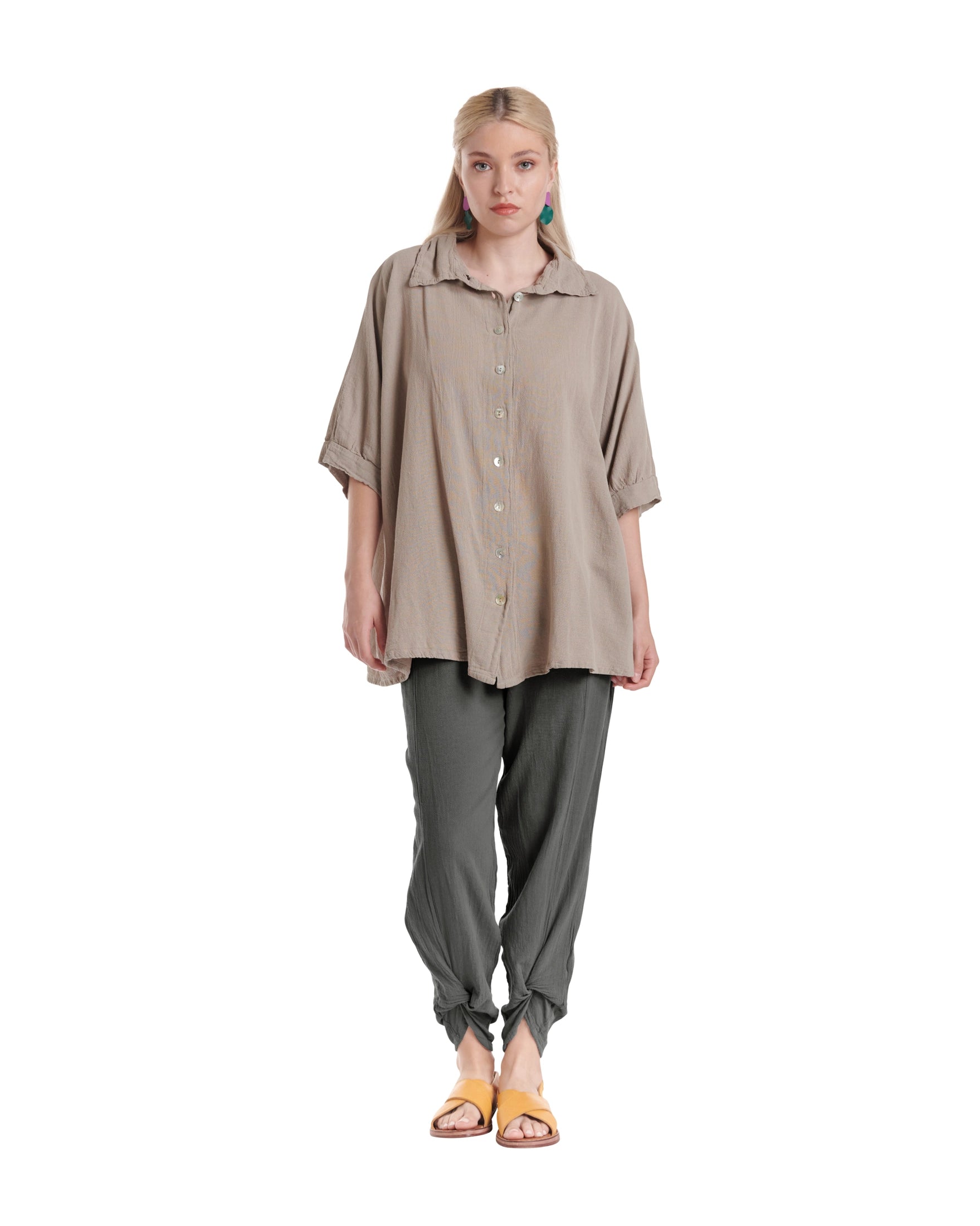 Zoey Cotton Gauze Pants-Oh My Gauze