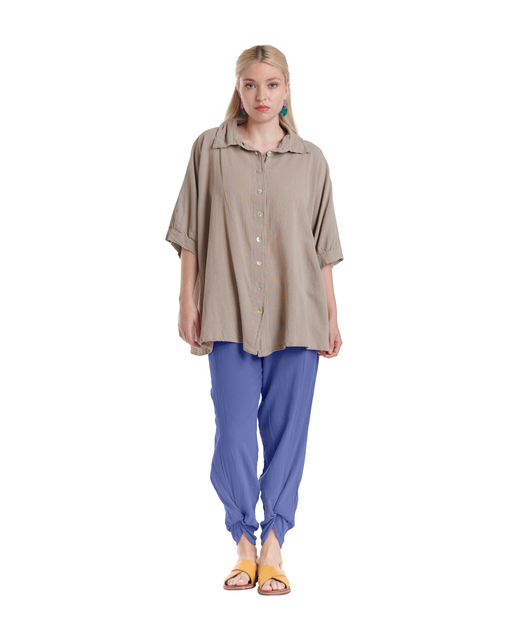 Zoey Cotton Gauze Pants-Oh My Gauze