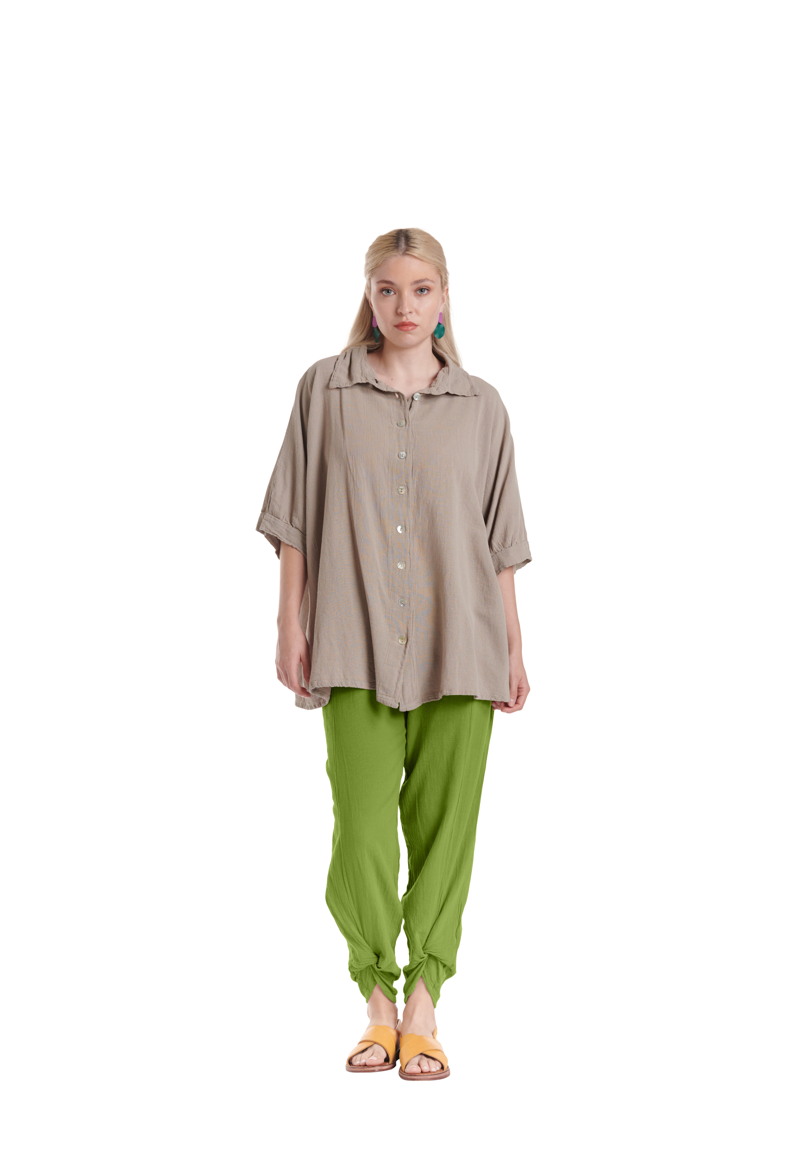 Zoey Cotton Gauze Pants-Oh My Gauze