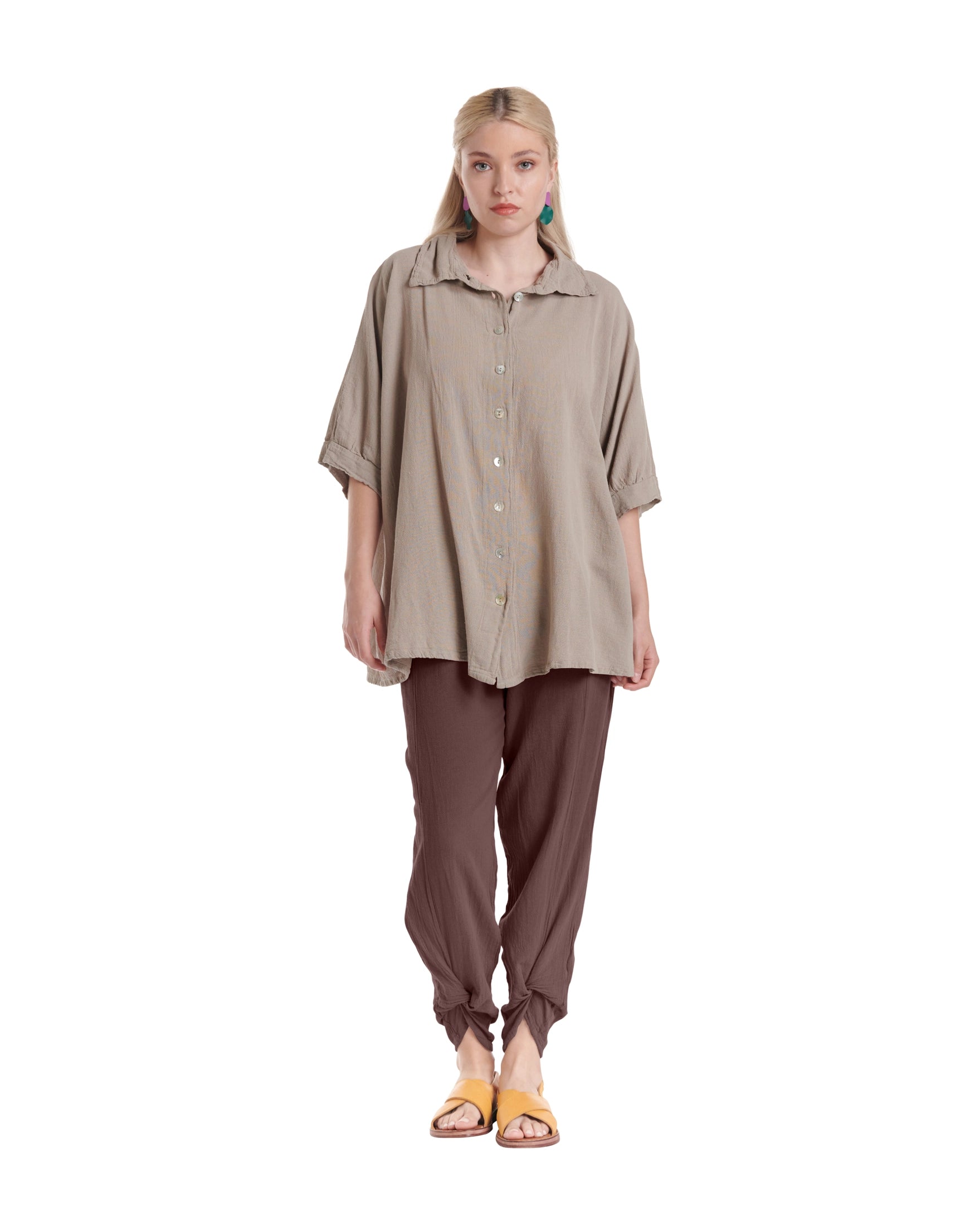 Zoey Cotton Gauze Pants-Oh My Gauze