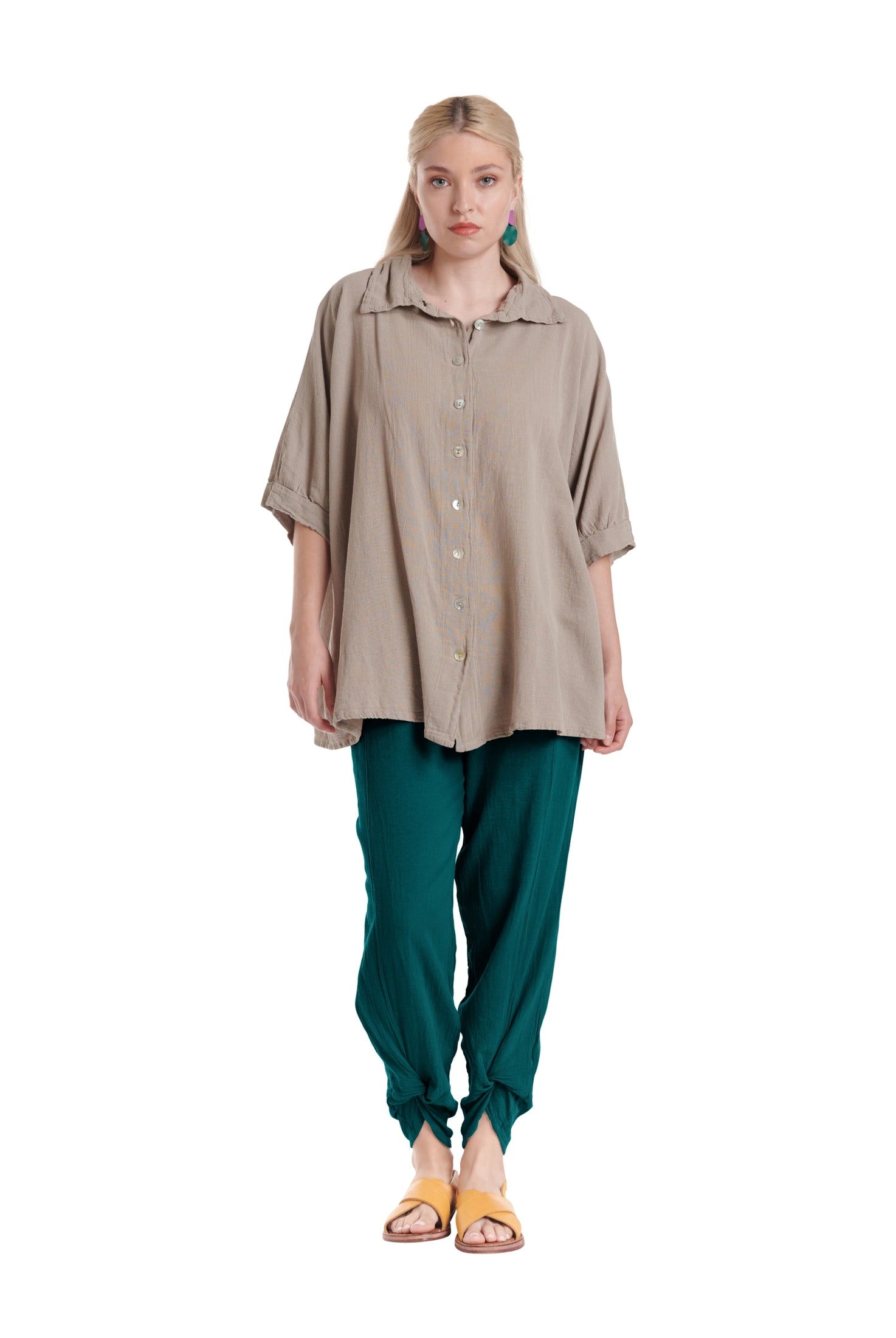 Zoey Cotton Gauze Pants-Oh My Gauze