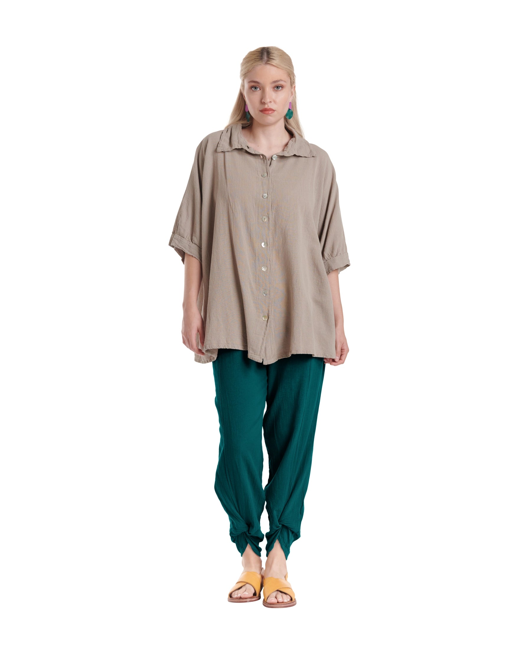 Zoey Cotton Gauze Pants-Oh My Gauze