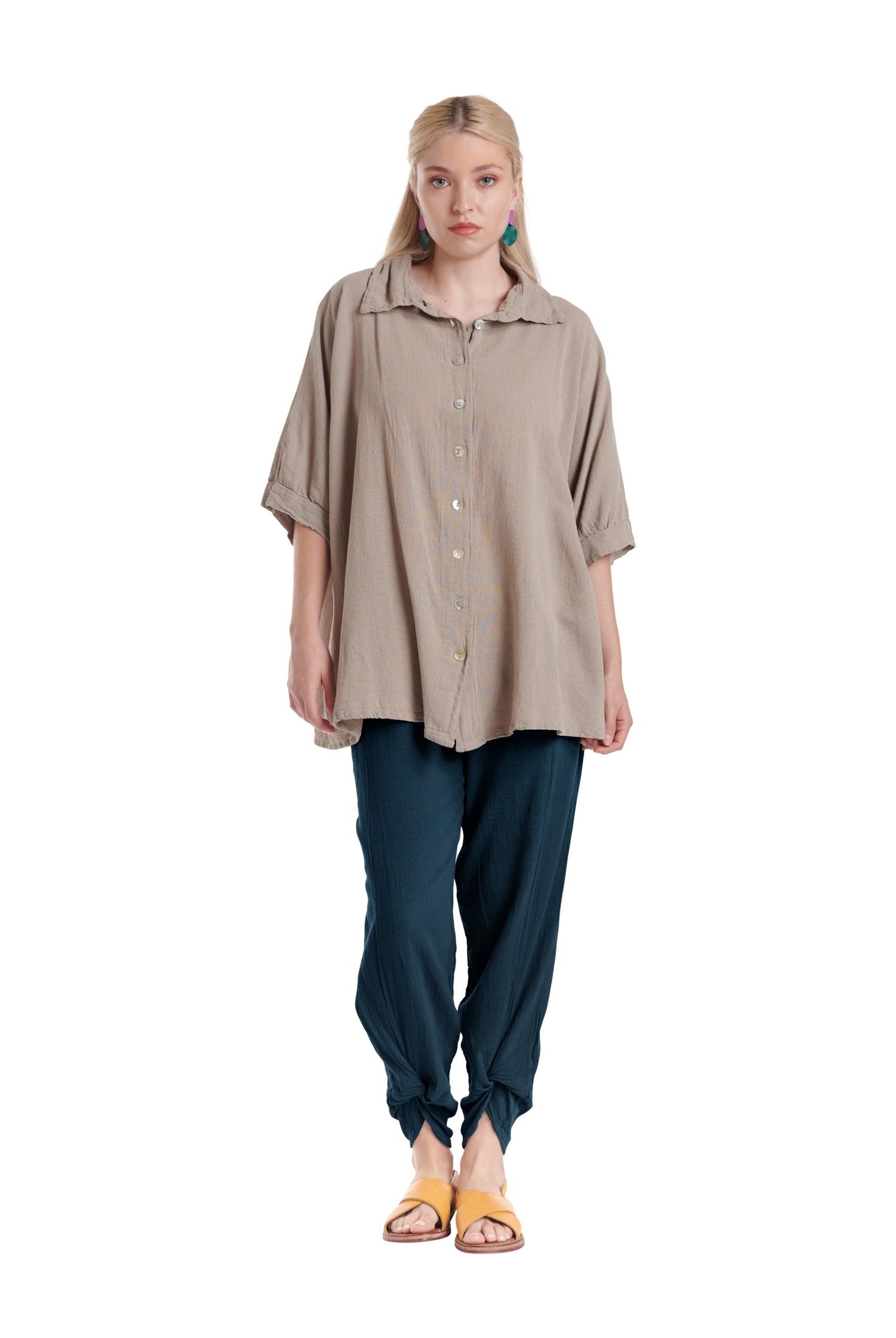 Zoey Cotton Gauze Pants-Oh My Gauze