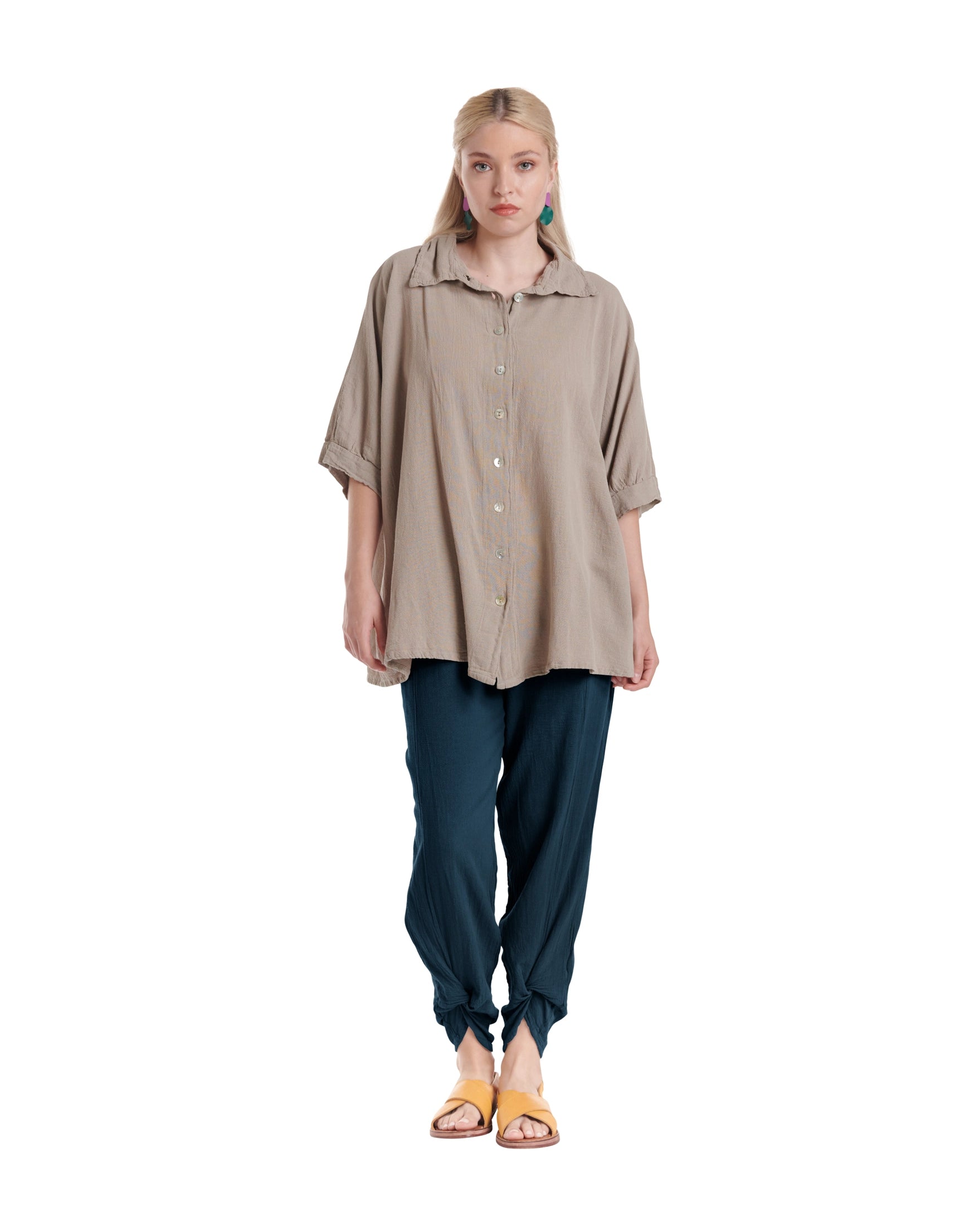 Zoey Cotton Gauze Pants-Oh My Gauze