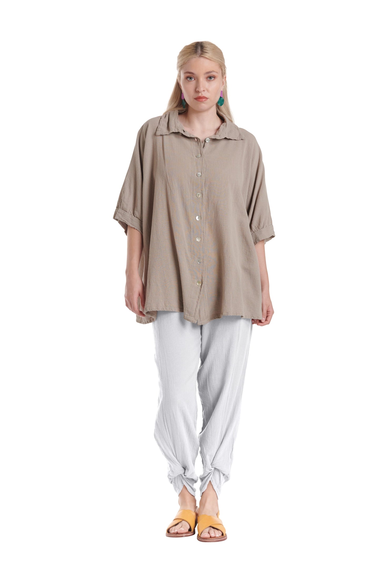 Zoey Cotton Gauze Pants-Oh My Gauze