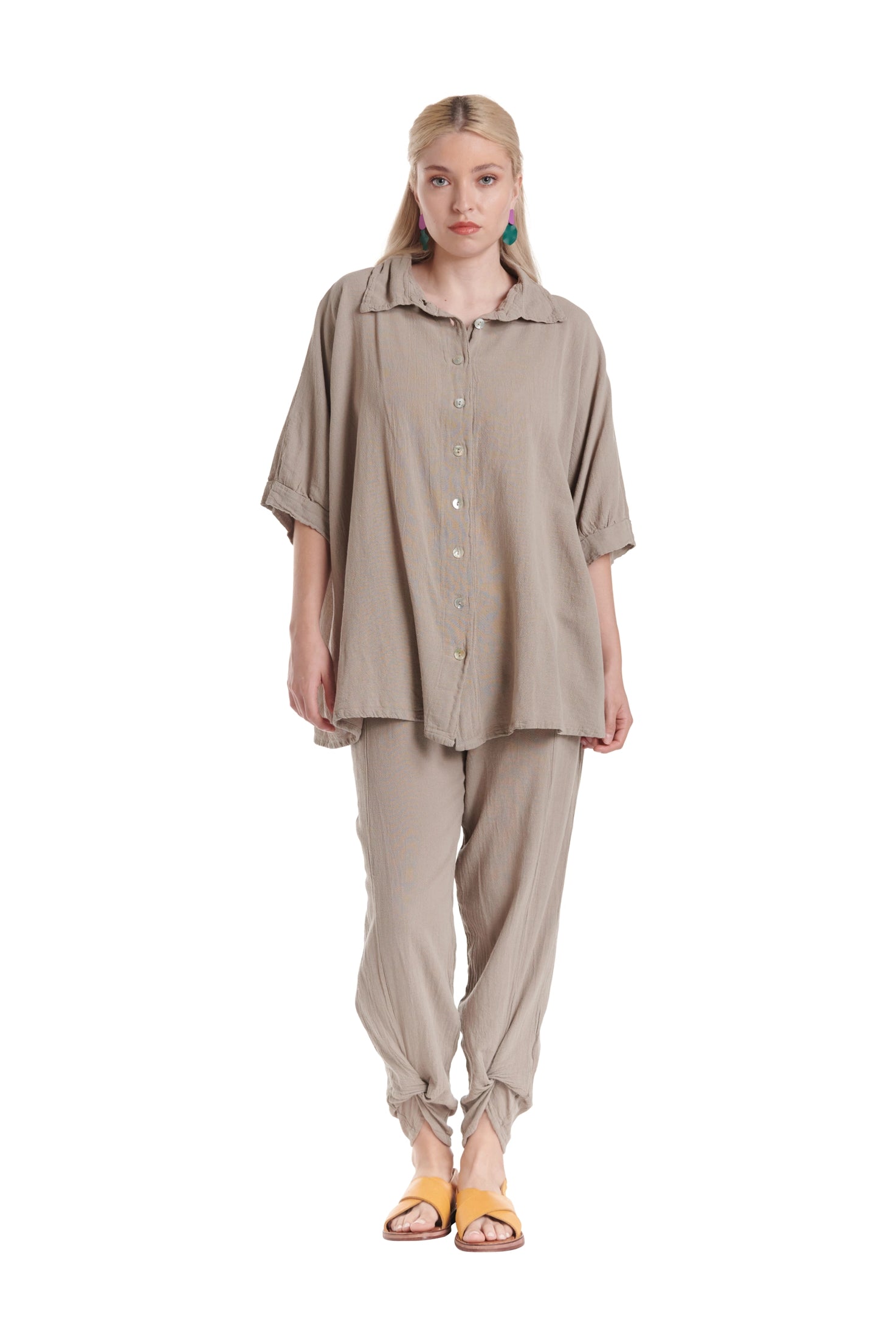 Zoey Cotton Gauze Pants-Oh My Gauze