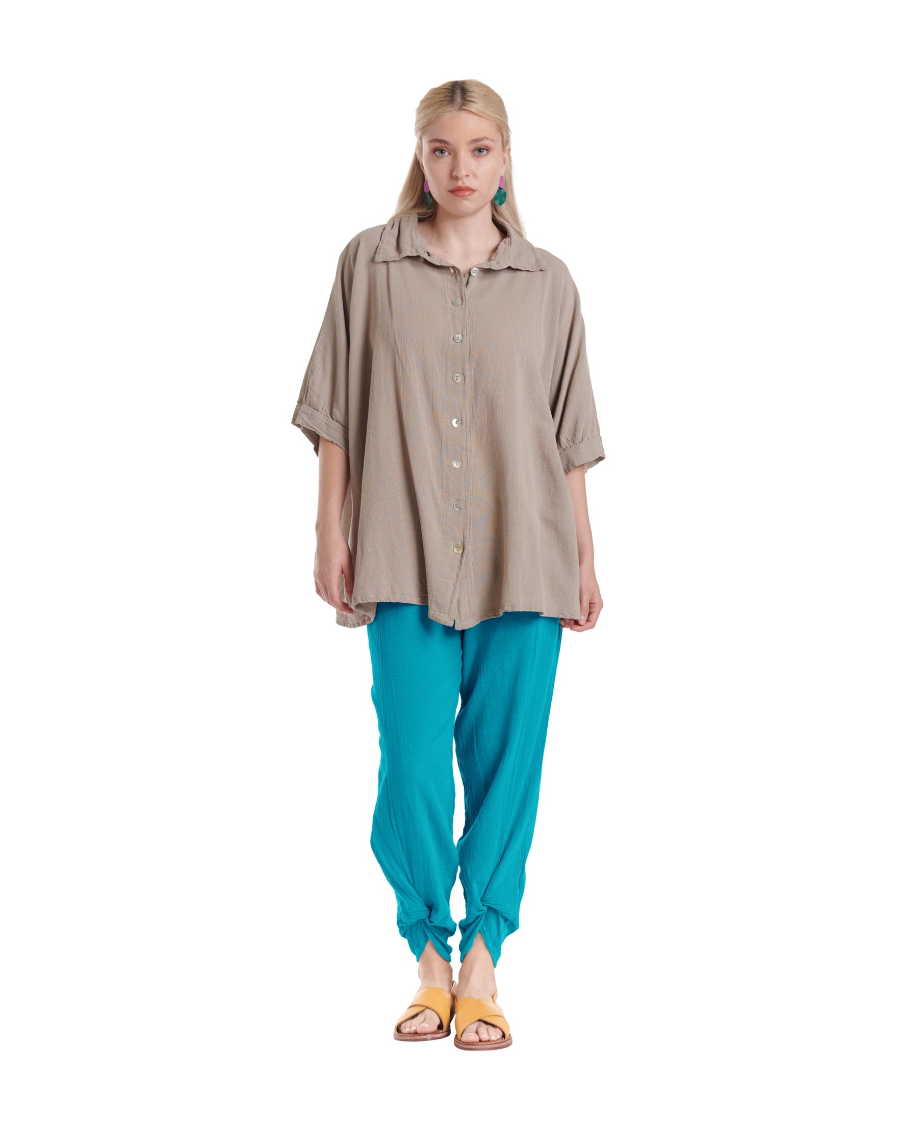 Zoey Cotton Gauze Pants-Oh My Gauze