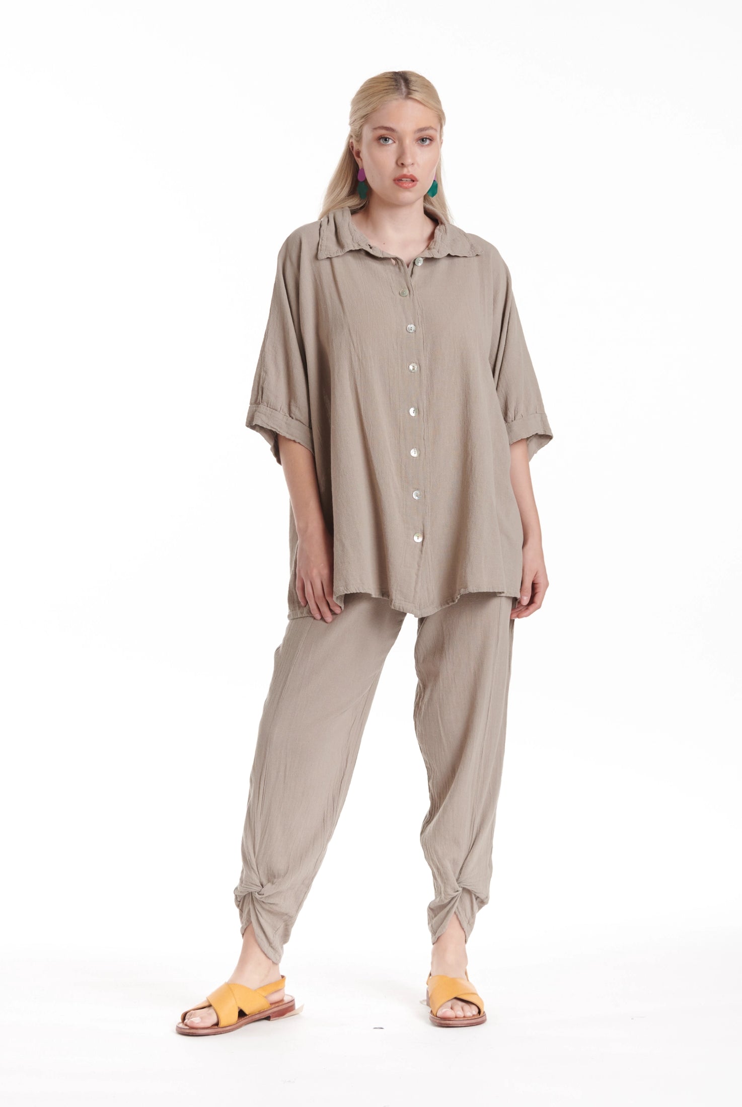 Zoey Cotton Gauze Pants-Oh My Gauze