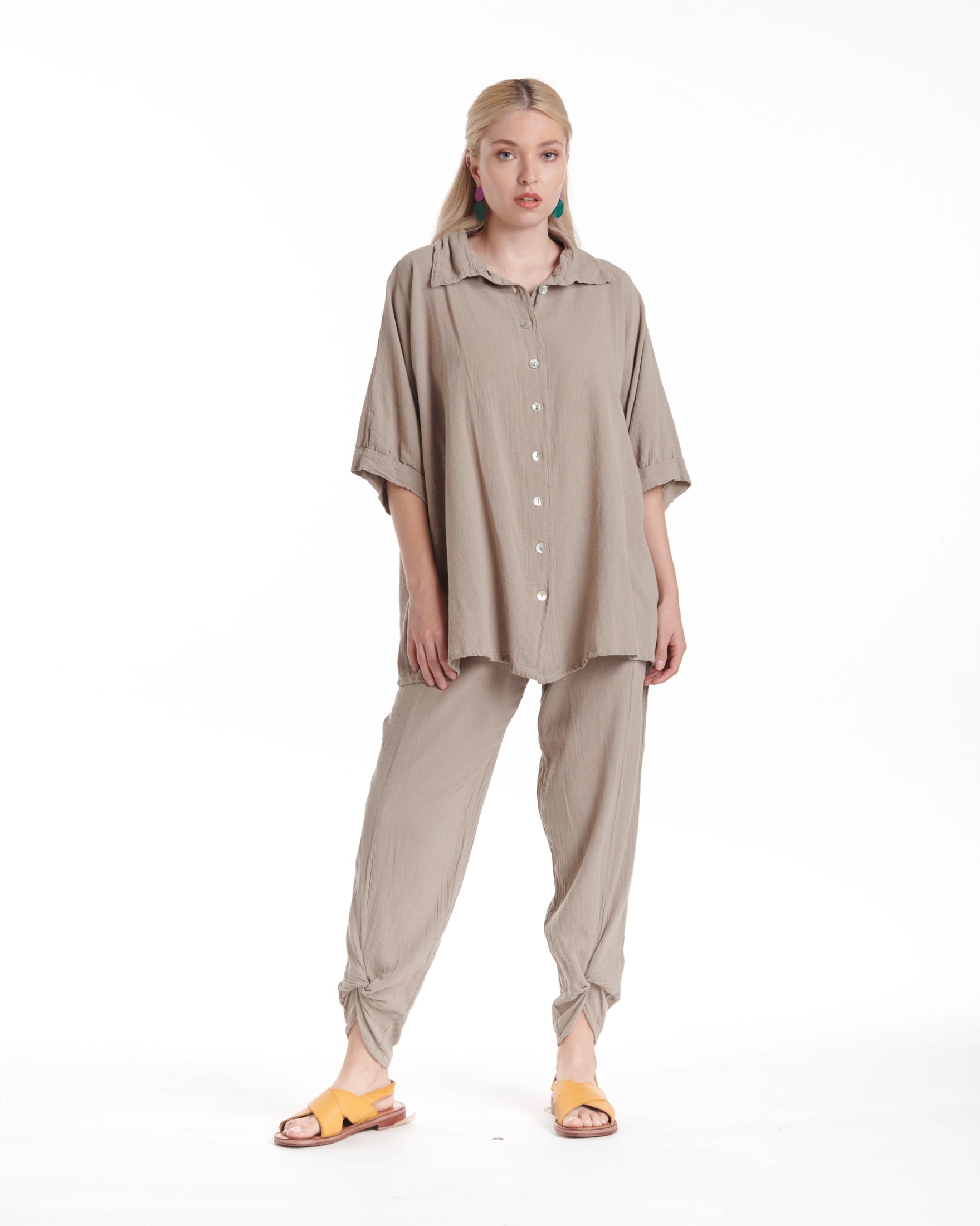 Zoey Cotton Gauze Pants-Oh My Gauze