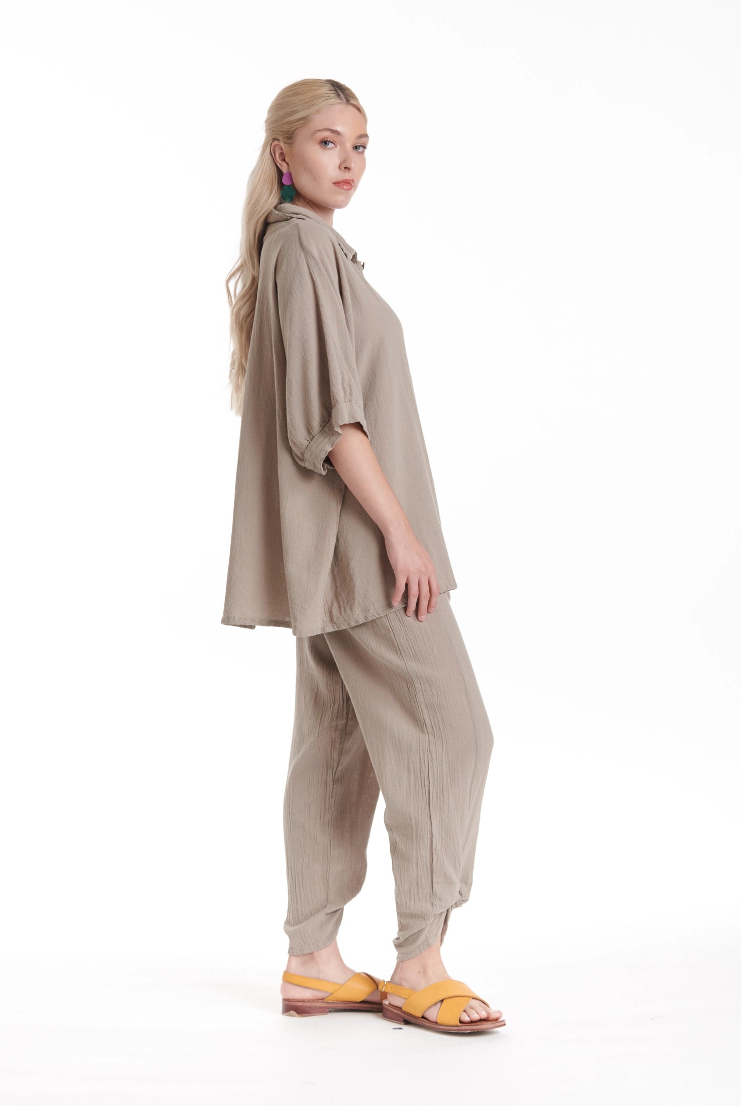 Zoey Cotton Gauze Pants-Oh My Gauze